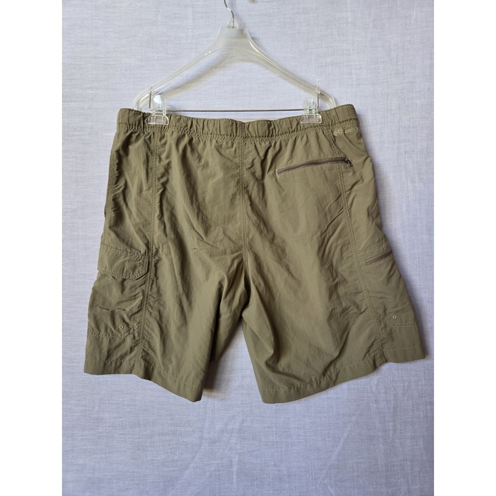 Columbia Belted Hiking Cargo Shorts Mesh Lined Men's Size Large Swim Lined - Picture 15 of 15